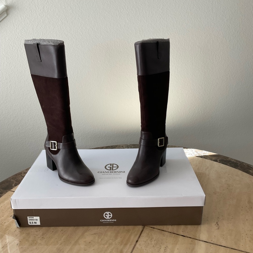 Giani Berni Chocolate Heeled Boots